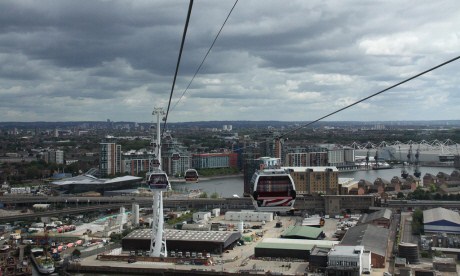 On sunnier days, take to the skies with the new Emirates Air Line for cracking views of the city (Dave Catchpole)