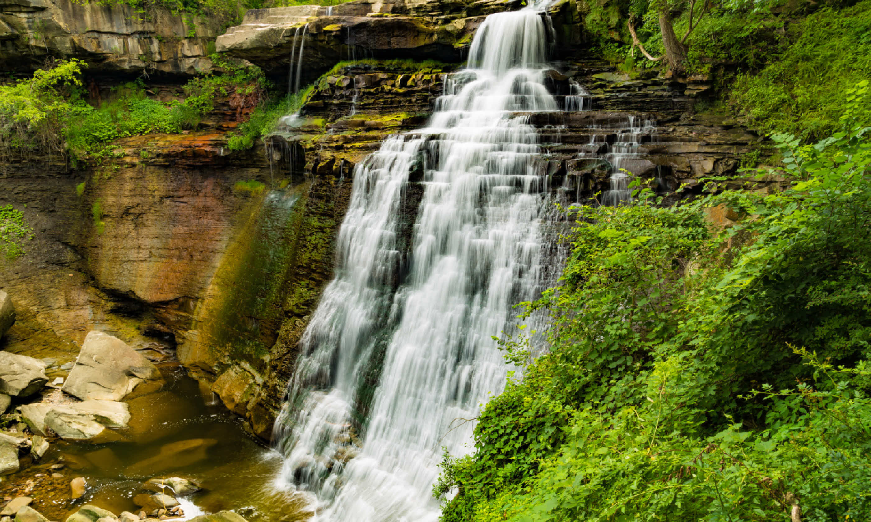 Brandywine Falls in Cuyahoga National Park (Shutterstock)