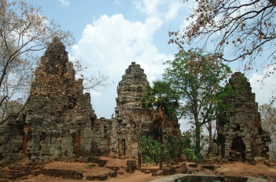 Ancient Temple on hill battambang cambodia