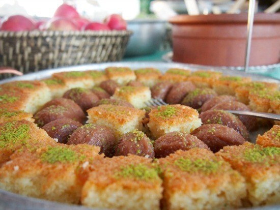 Breakfast in Turkey Baclava Istanbul Armada Hotel