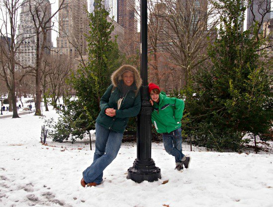  Central Park in snow