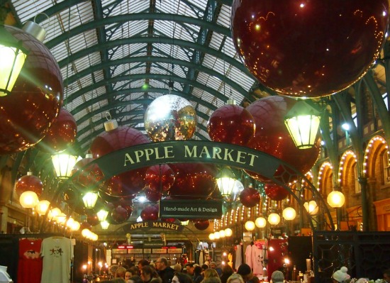 London Christmas Lights Covent Garden