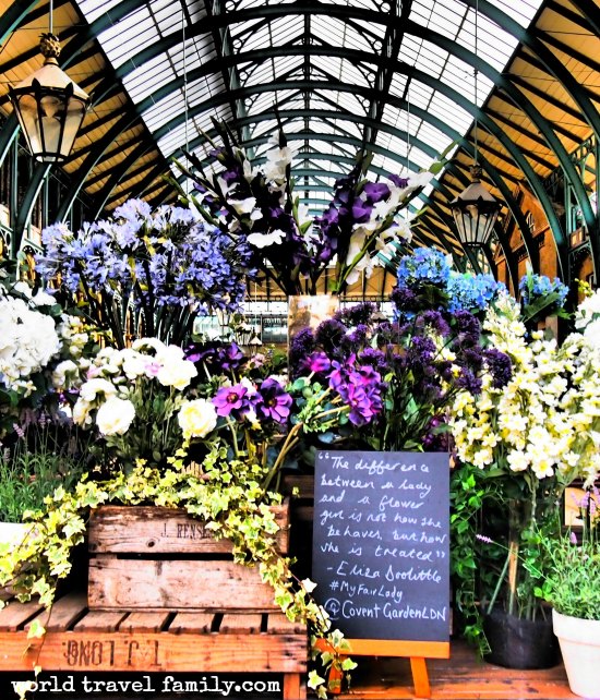 Covent Garden Flower Market. London's Best Places