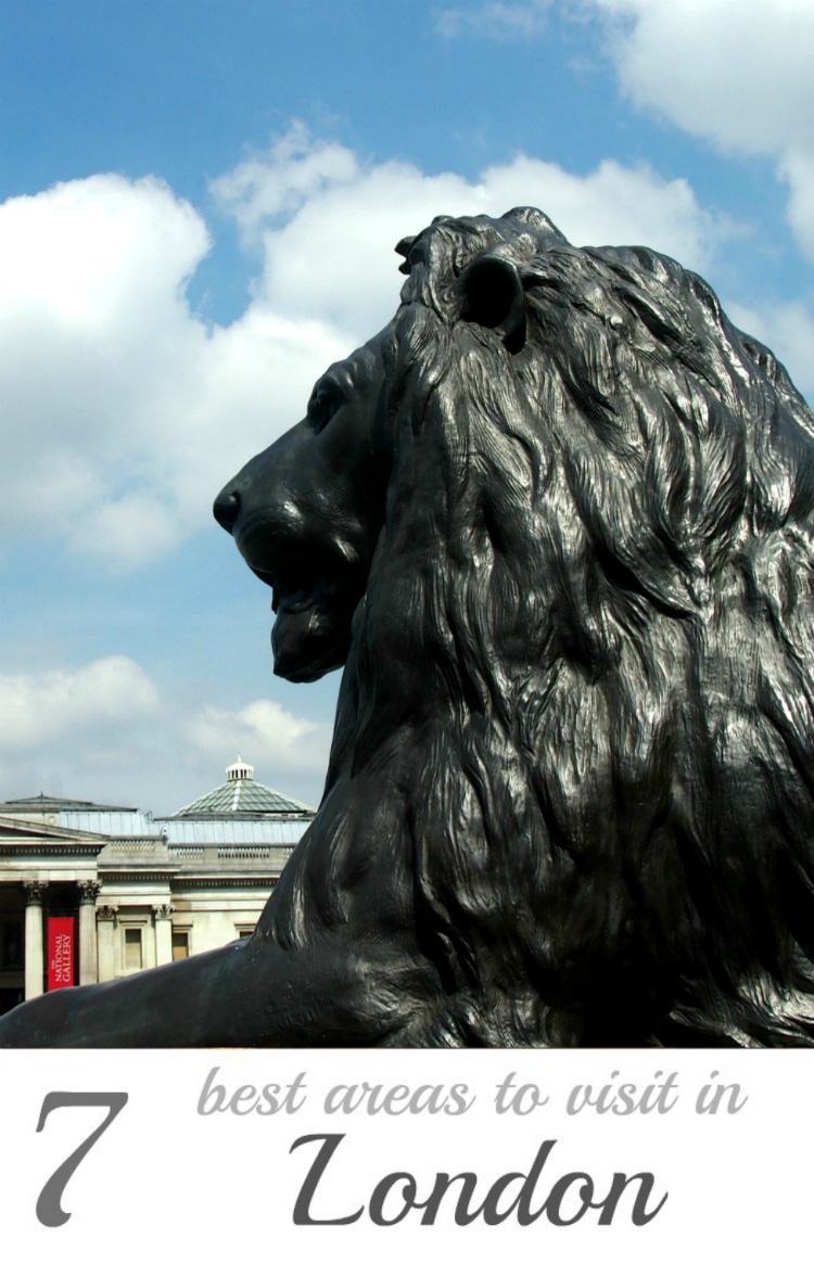 Trafalgar Square 7 best areas to visit London.