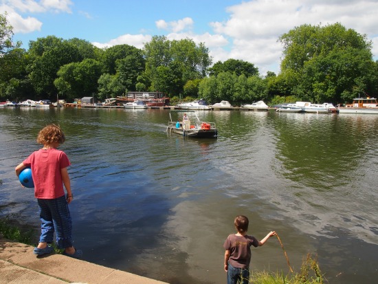 Twickenham ferry family travel blog