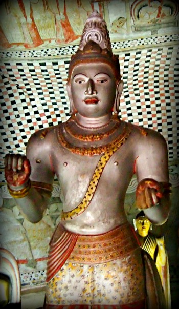 Dambulla caves Buddha