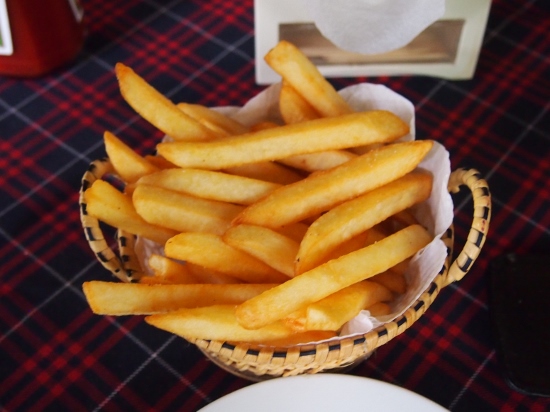 Budget for Bagkok, fries 80 Baht.