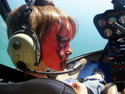 helicopter ride for children Port Douglas