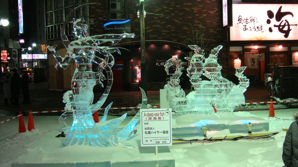 Sapporo Snow Festival - Susukino Ice Displays