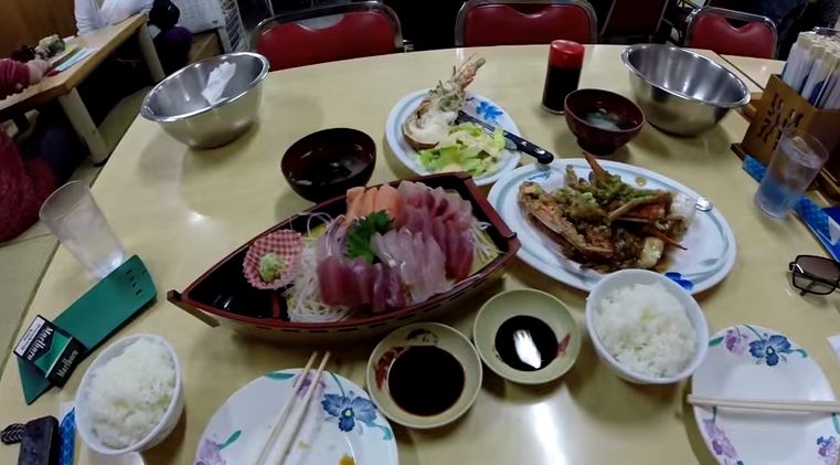Naha Makishi Public Market Sashimi and Lobster Meal