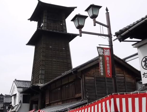 Kurazukuri area Bell Tower in Kawagoe City