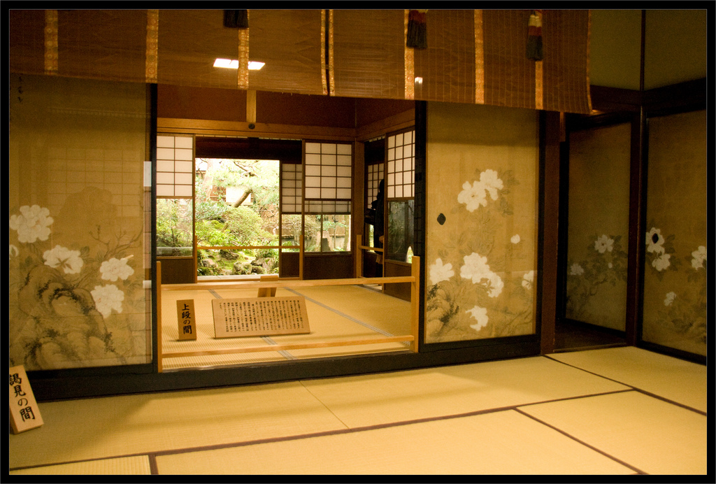 Interior of Nomura Samurai House in Naga Machi Buke Yashiki District, Kanazawa (photo: Víctor Bautista/flickr)