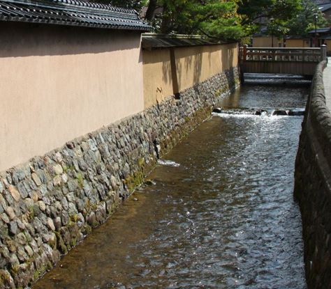 Onosho Canal in Naga Machi, Kanazawa City