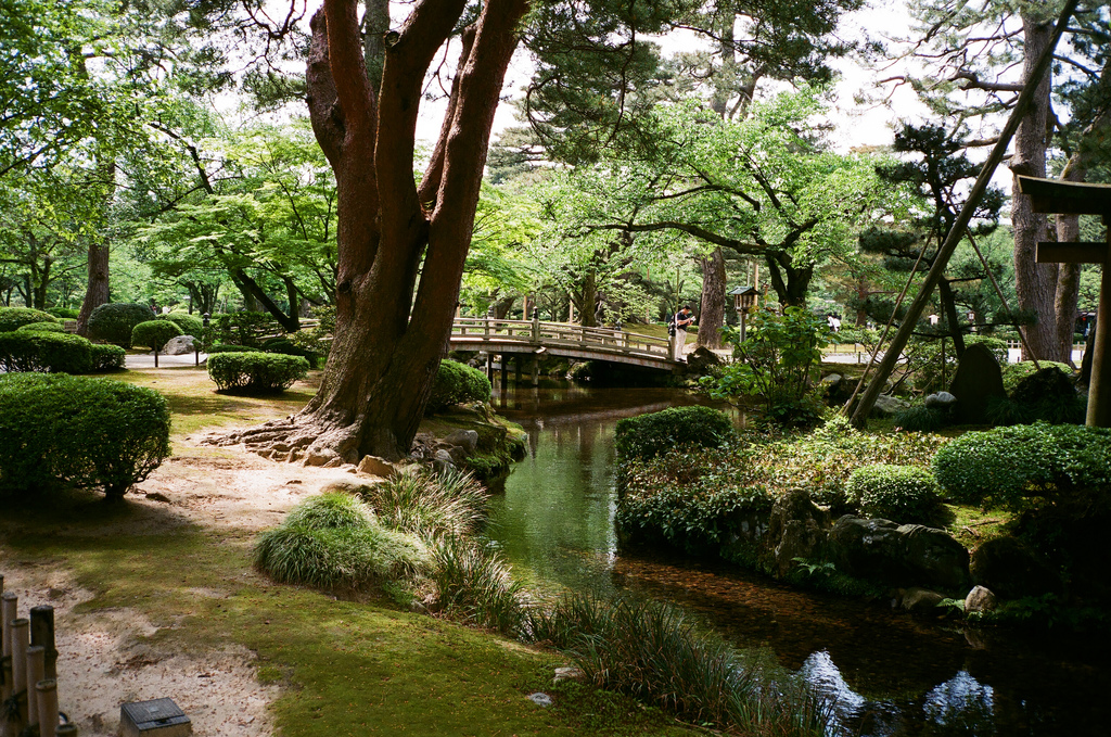 Kenrokuen Garden in Kanazawa, Ishikawa Prefecture