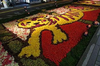 English: Infiorata Kobe 2006 at Sannomiya, Kob...