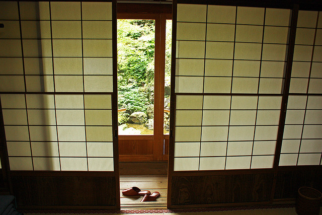 View from room at Shojoshin-in on Koyasan (photo: Andrea Schaffer/flickr)