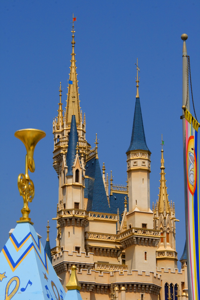 Disneyland Tokyo Cinderellas Castle Spires