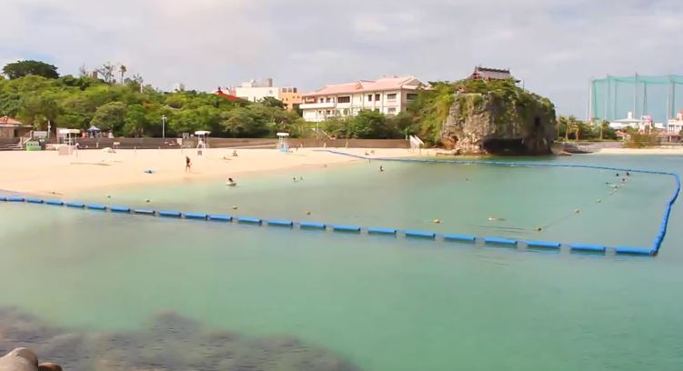 Naminoue beach in Naha City