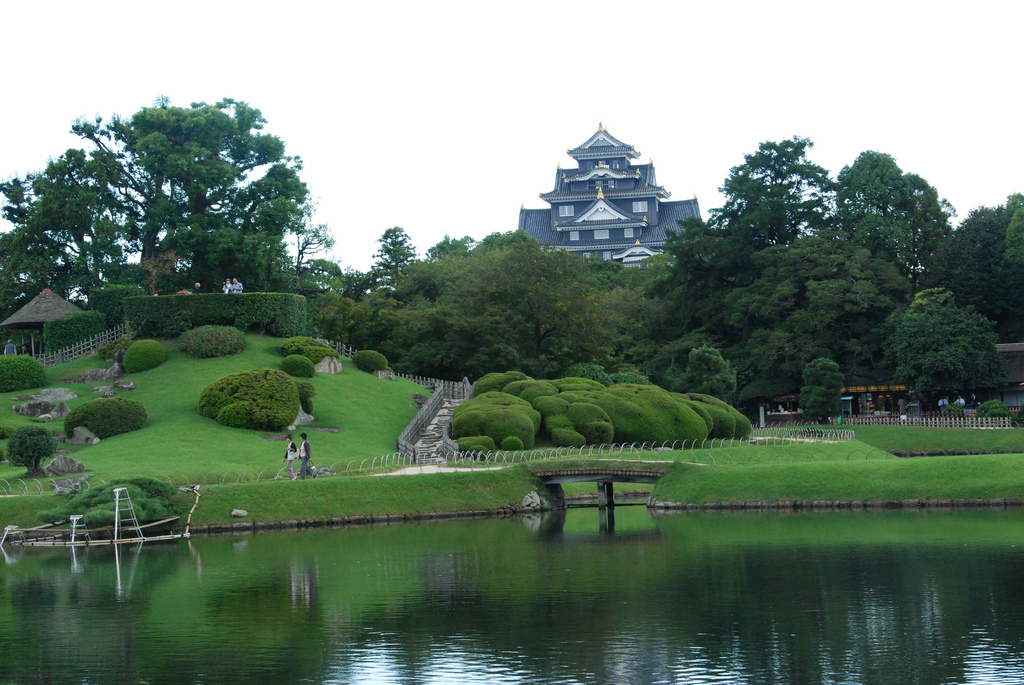 Okayama-jō overlooking Kōraku-en