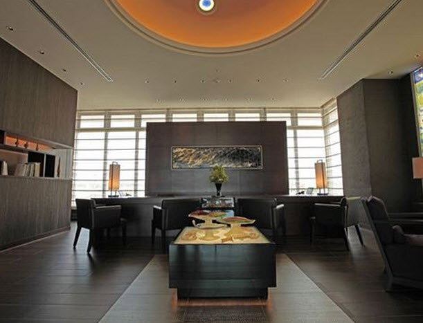 Reception area of Rihga Royal Gran Okinawa Hotel in Naha