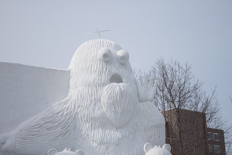 Sapporo Snow Festival - Cool sculpture