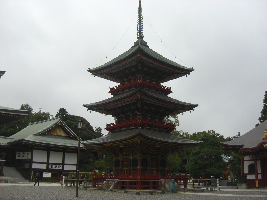 Three Storied Pagoda @  Naritasan Shinsho-ji Temple