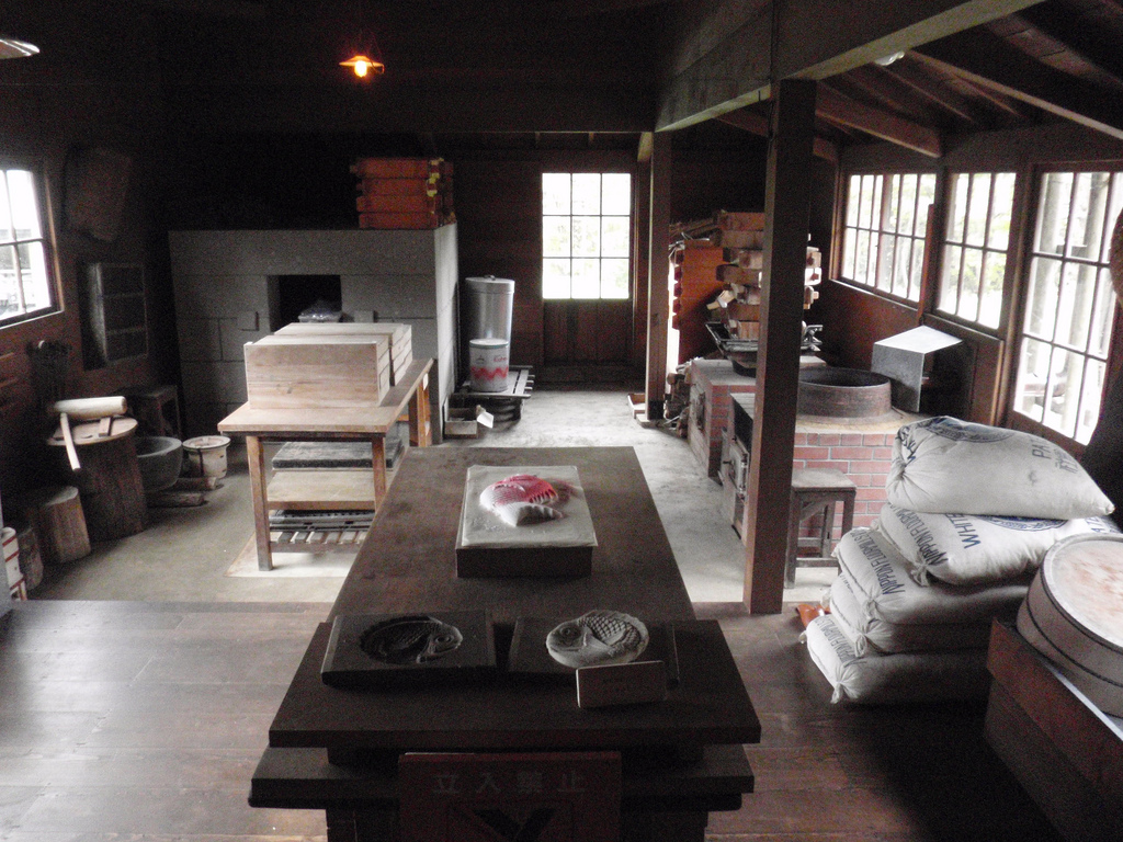 Building interior at Historical Village of Hokkaido, Sapporo