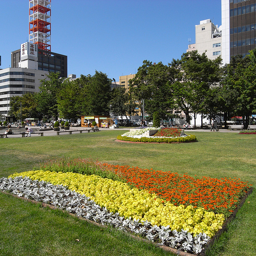 Sapporo Odori Park, hokkaido 札幌大通公園・北海道