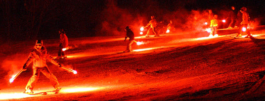 Niseko Village Torchlight Run New Year