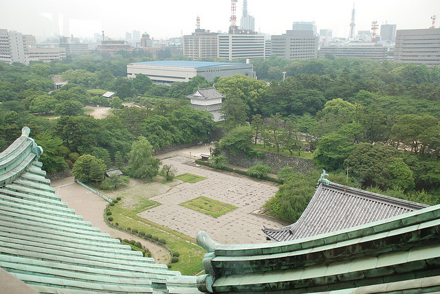 Nagoya Castle View of gardens and city (photo:  neepster/flickr)