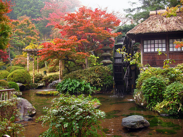 Fujiya Hotel in Hakone Garden Watermill (photo: nightchrome/flickr)