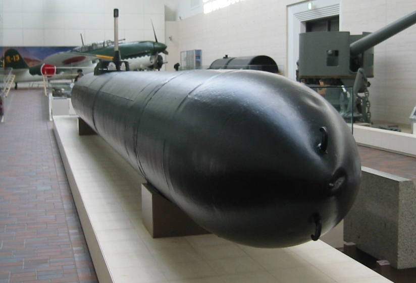 A Type 93 torpedo modified into a Kaiten manne...