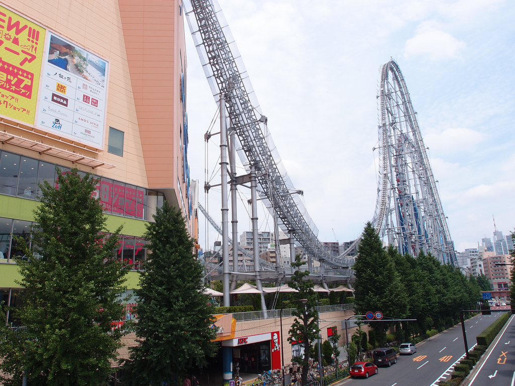 Roller coaster @ Tokyo Dome City
