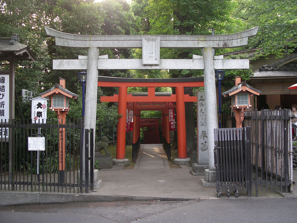 Torii in Ueno Park