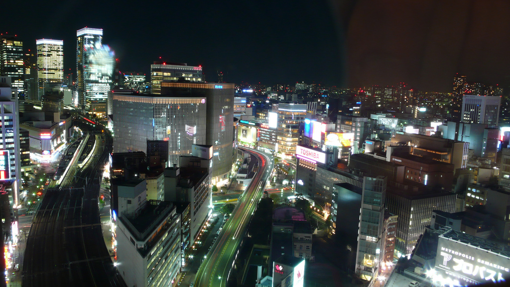 Night View from Imperial Hotel, Tokyo