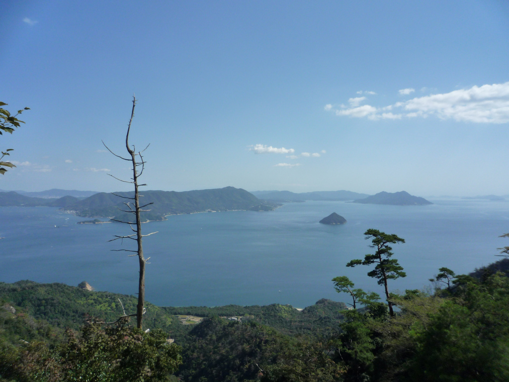 Miyajima ocean view from Mt. Misen