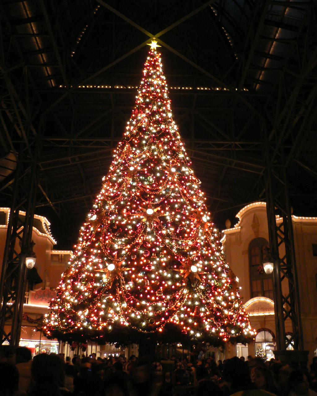 Tokyo Disneyland christmas tree