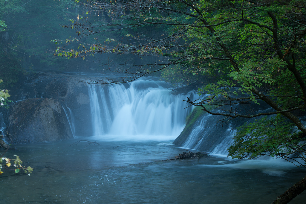 A waterfall in Yukawa, Nikko