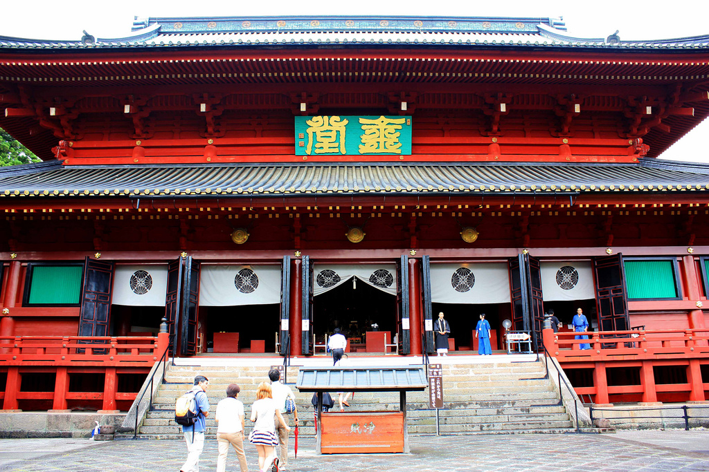 Sanbutsu-doh hall, Rinno-ji temple
