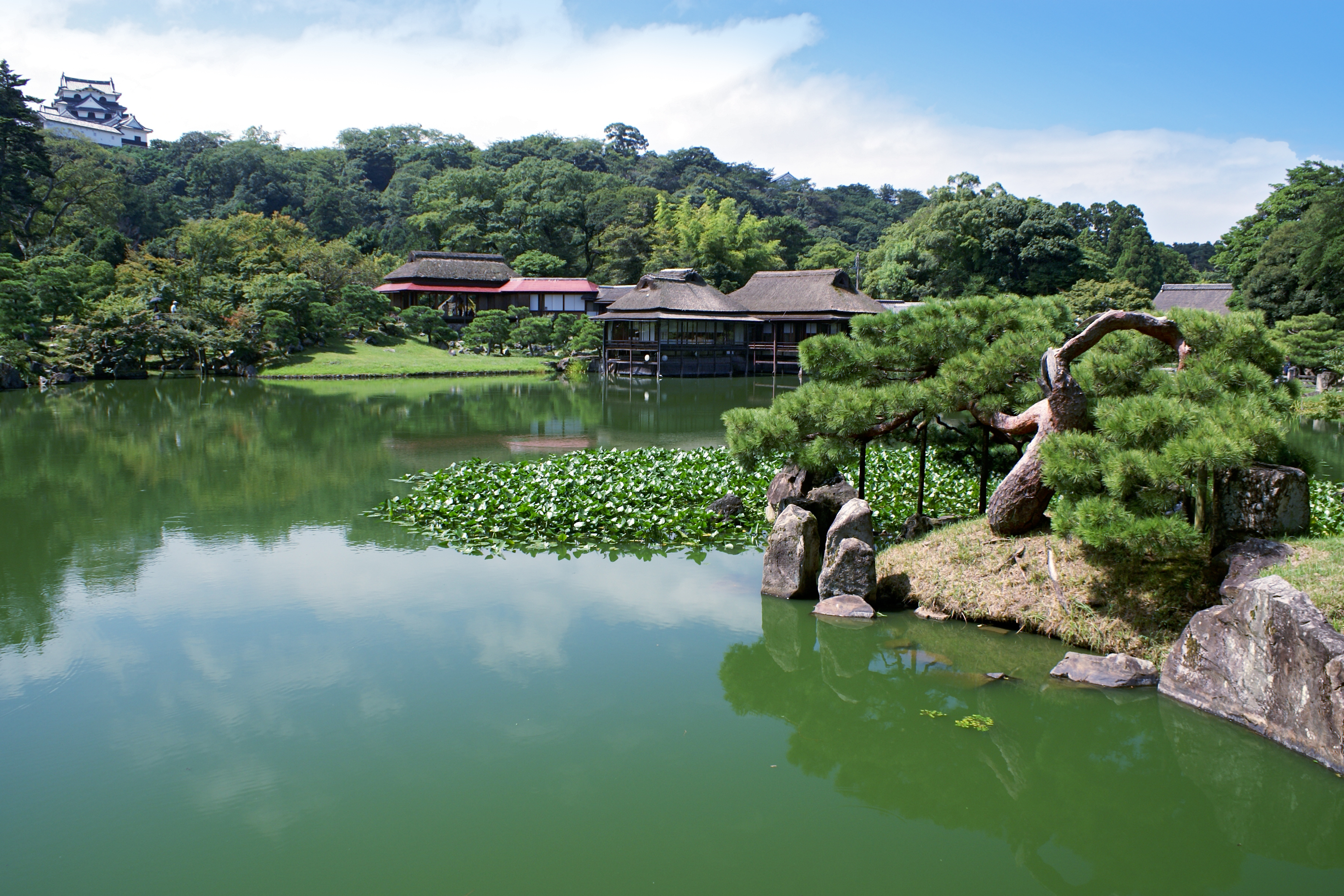 Genkyuen in Hikone, Shiga, Japan