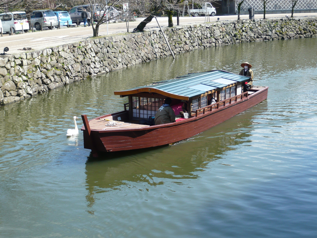river boat in Hikone