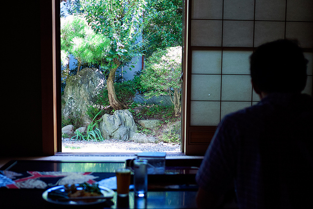 Yamori house, view from dining room, Onishi, Japan (photo: Magda Wojtyra/flickr)