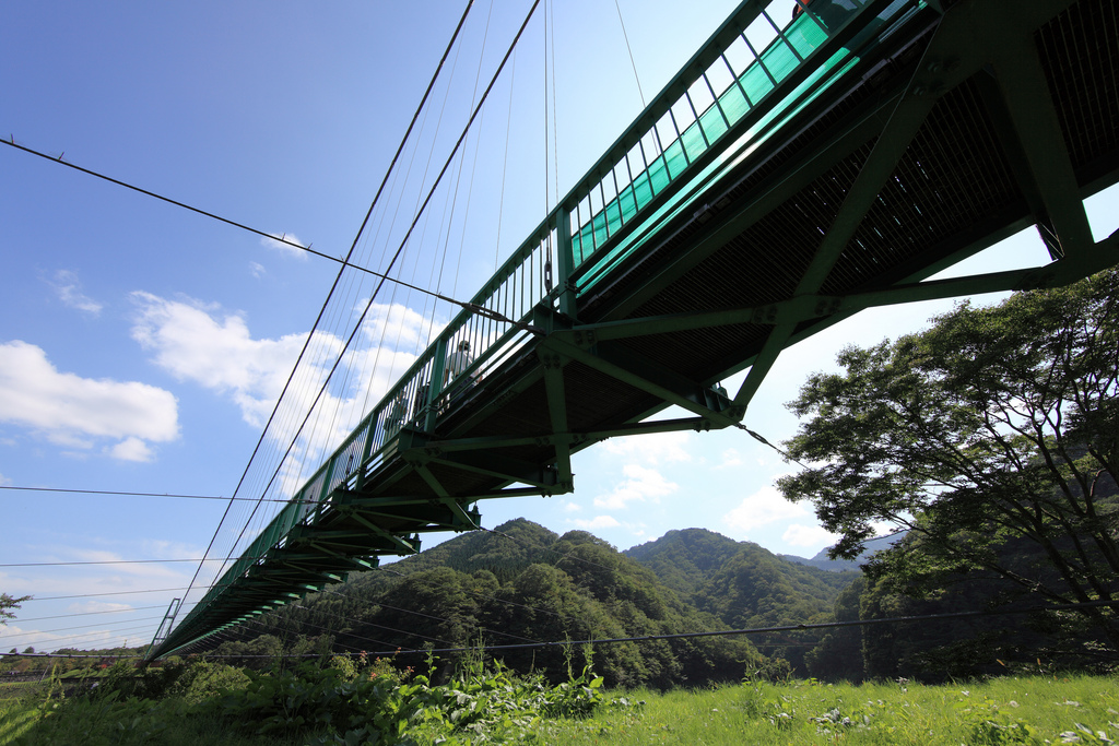 Momijidani Suspension Bridge / もみじ谷大吊橋(だにおおつりばし)