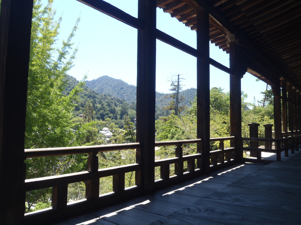 View of mountain from Senjokaku