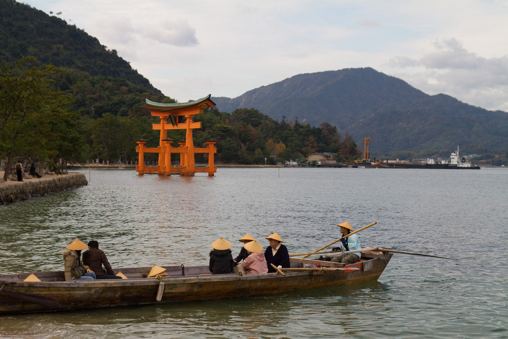 Otorii Gate at Miyajima Japan