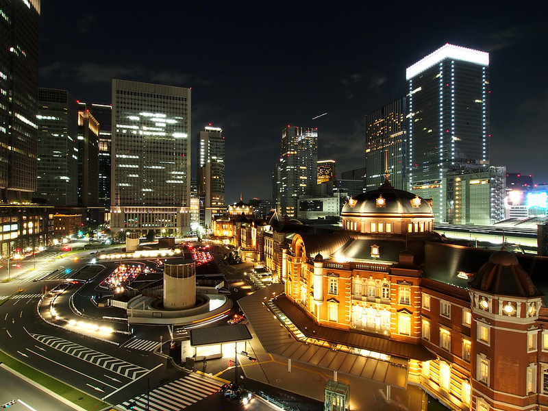 TOKYO STATION, Marunouchi side. 東京駅 丸の内側 (photo: T.Kiya/flickr)