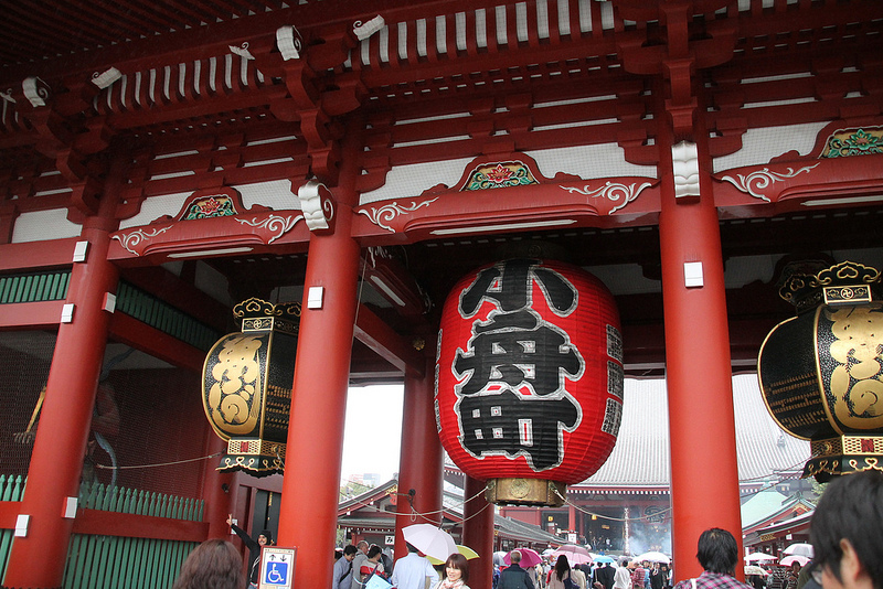Senso-Ji temple, Asakusa 2 Chome, Tokyo (photo: Rachel Clarke/flickr)