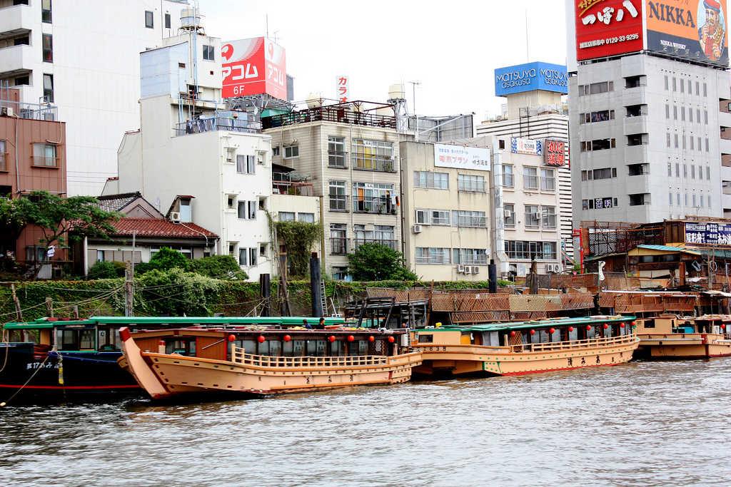 Sumida river cruise, Tokyo