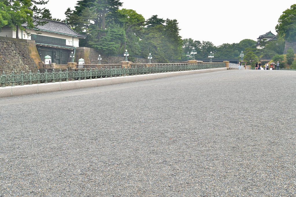 二重橋 (Nijubashi Bridge at the Palace)