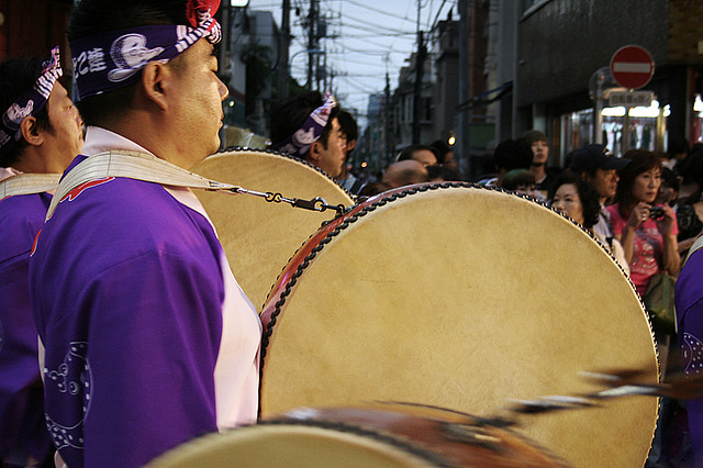 Awa Odori drums (photo:flickr.com/photos/fukagawa)